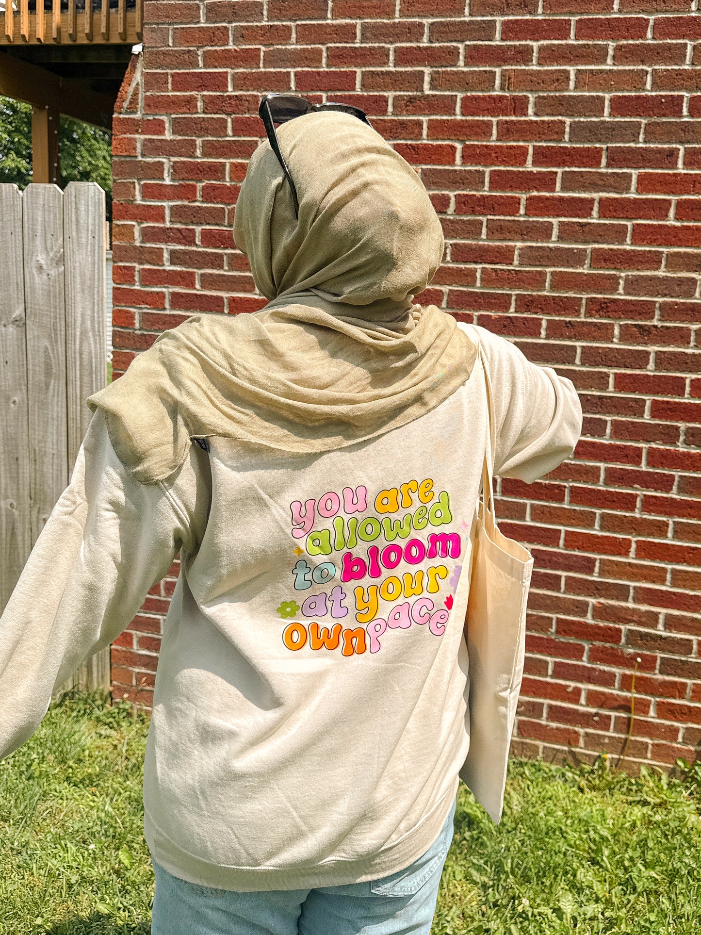 You Are Allowed to Bloom Crewneck