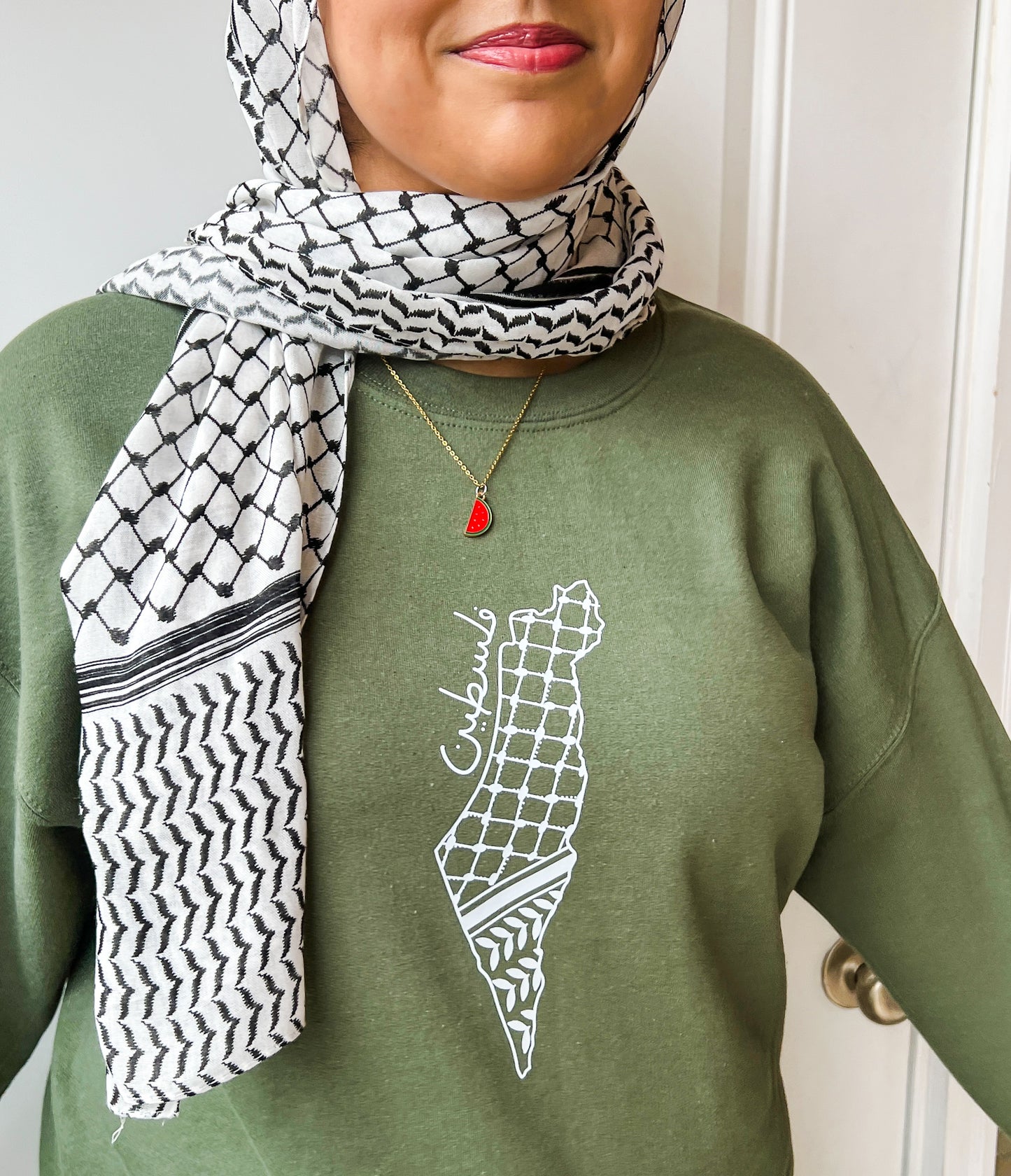 Falastin Olive Resistance Kuffiyeh Crew