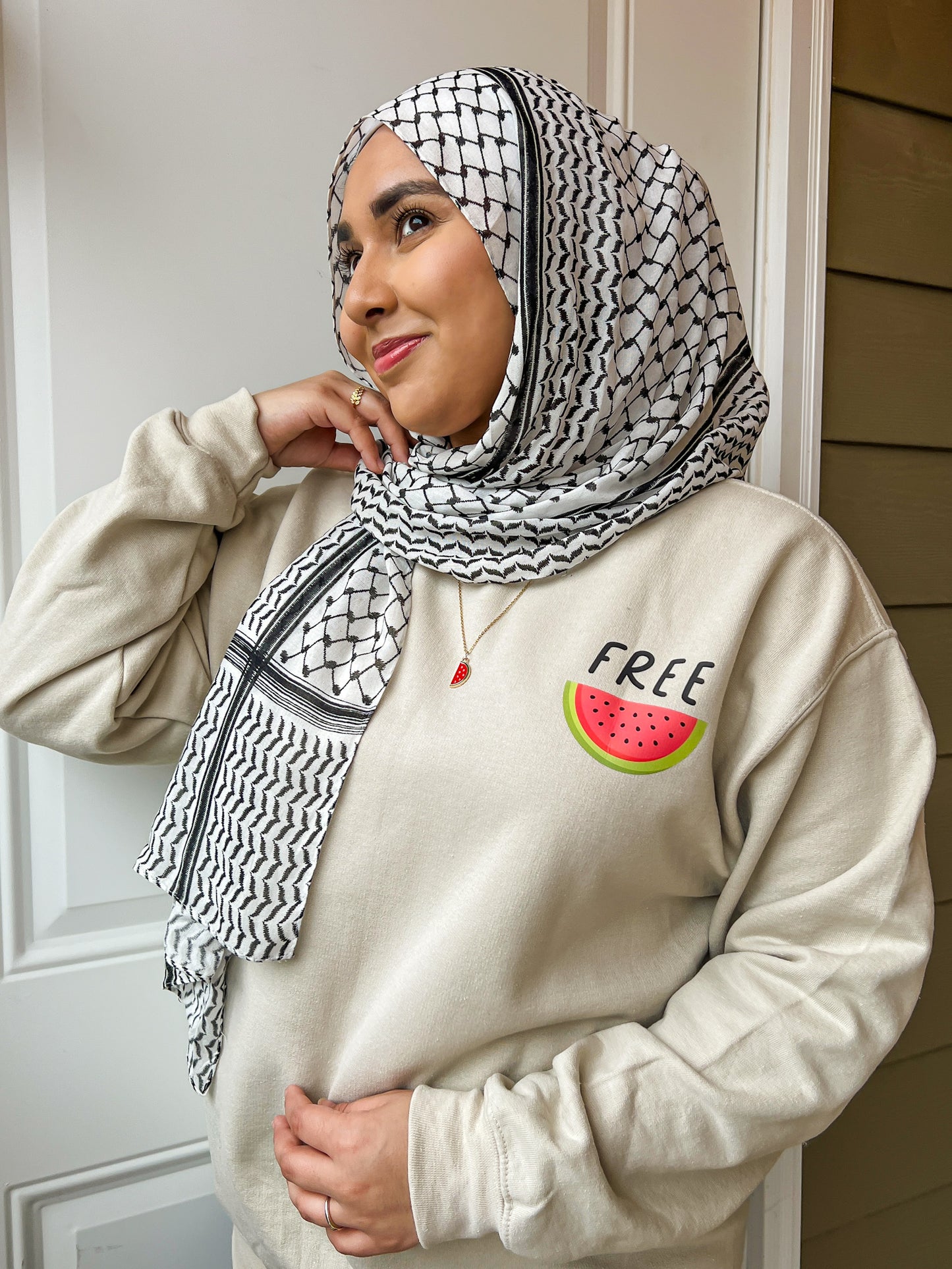 Free Palestine Watermelon Crew ๐