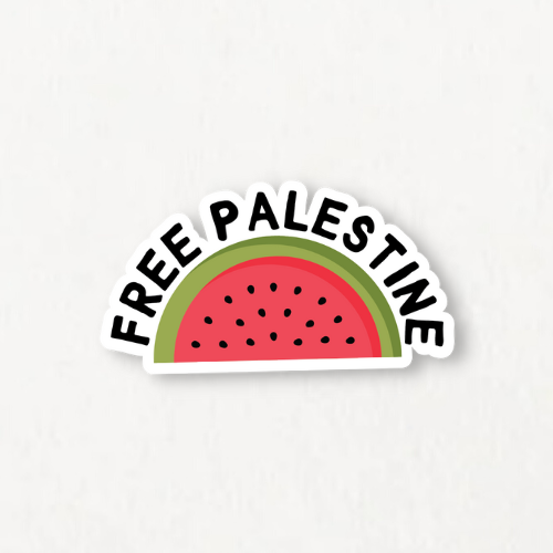 Free Palestine Watermelon Sticker