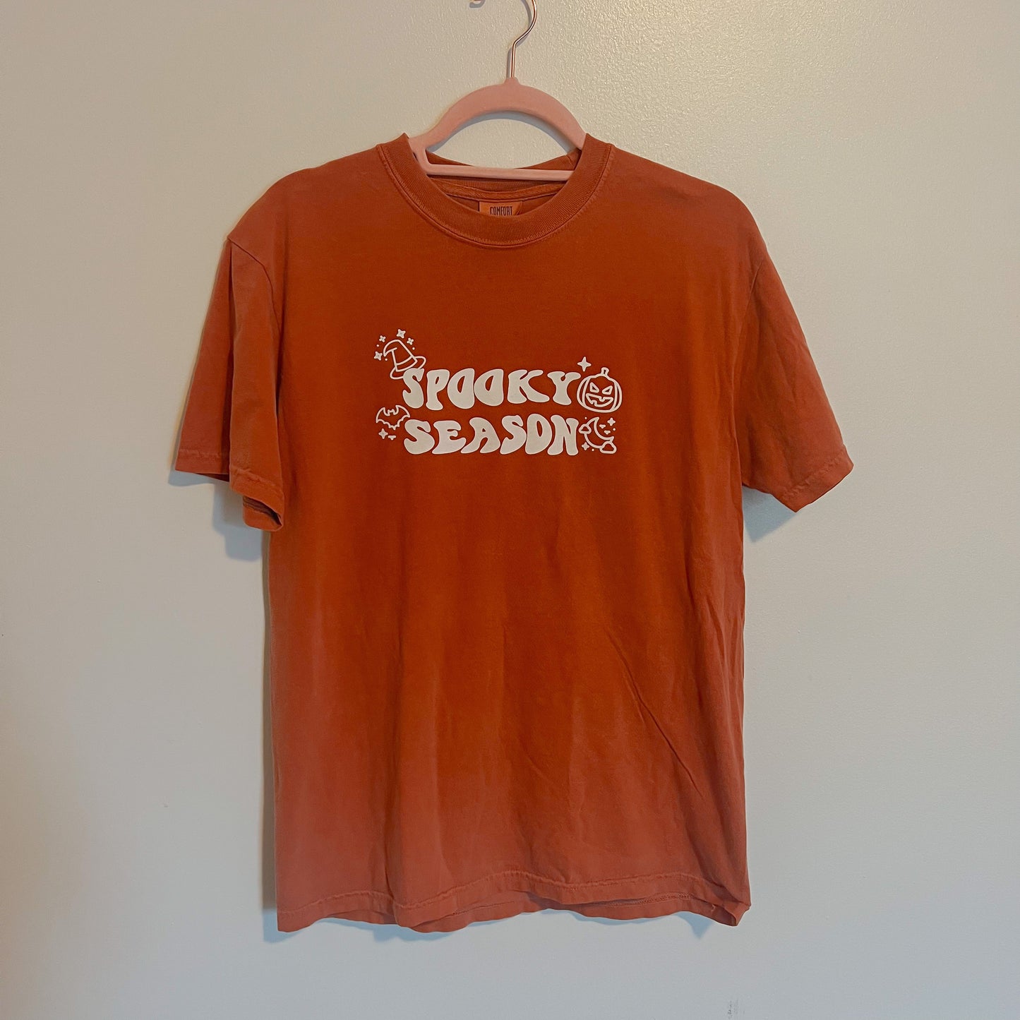 Spooky Season Comfort Colors Orange Yam Short Sleeved Tee