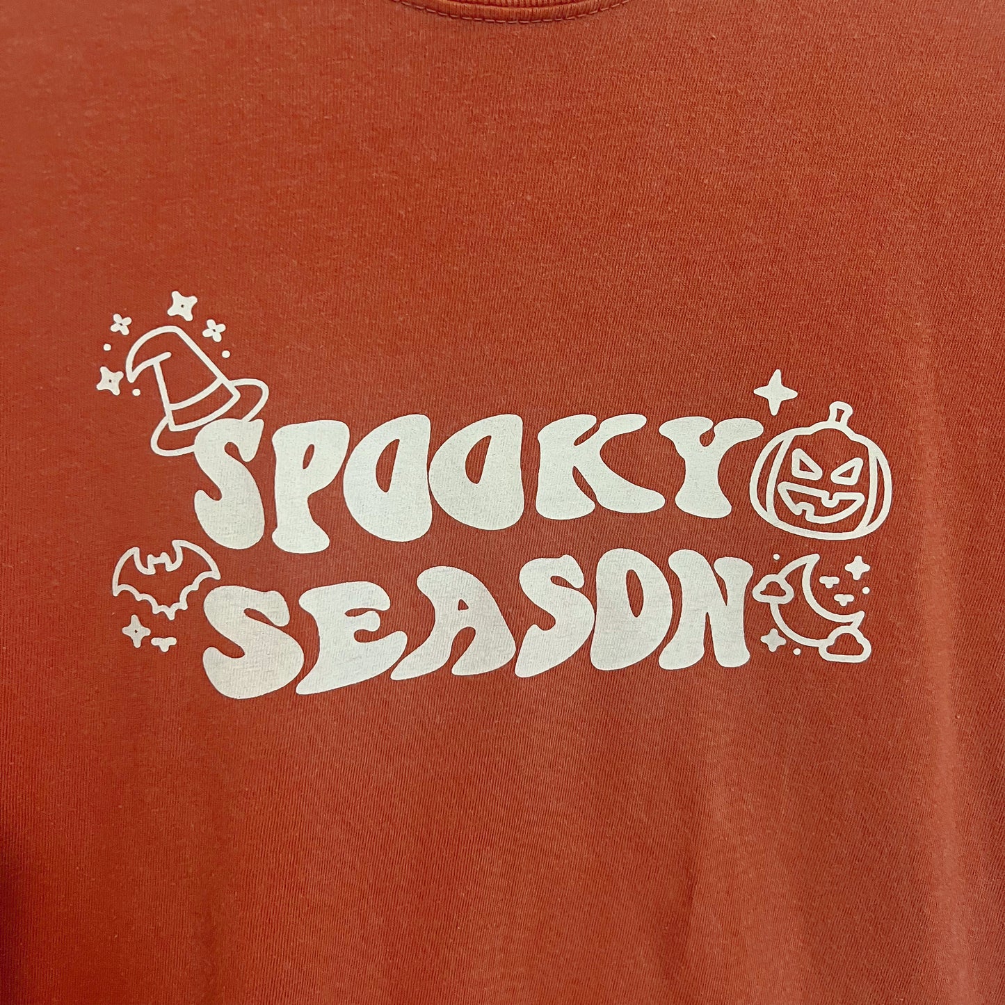 Spooky Season Comfort Colors Orange Yam Short Sleeved Tee