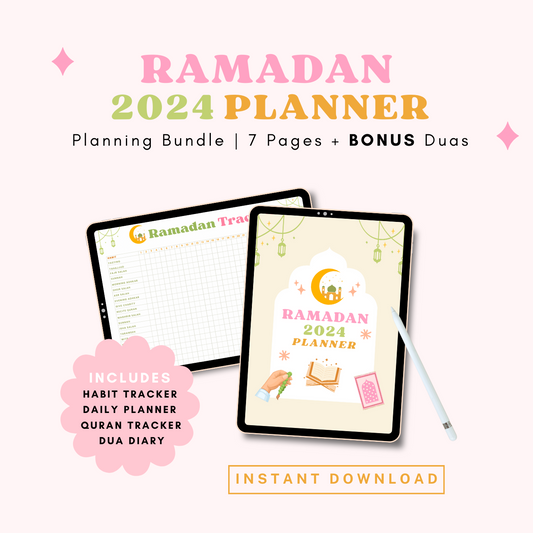 Ramadan 2024 Digital Planning Bundle