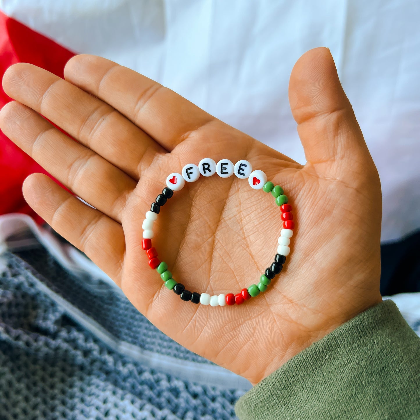 Free Unity Beaded Bracelet 🇵🇸