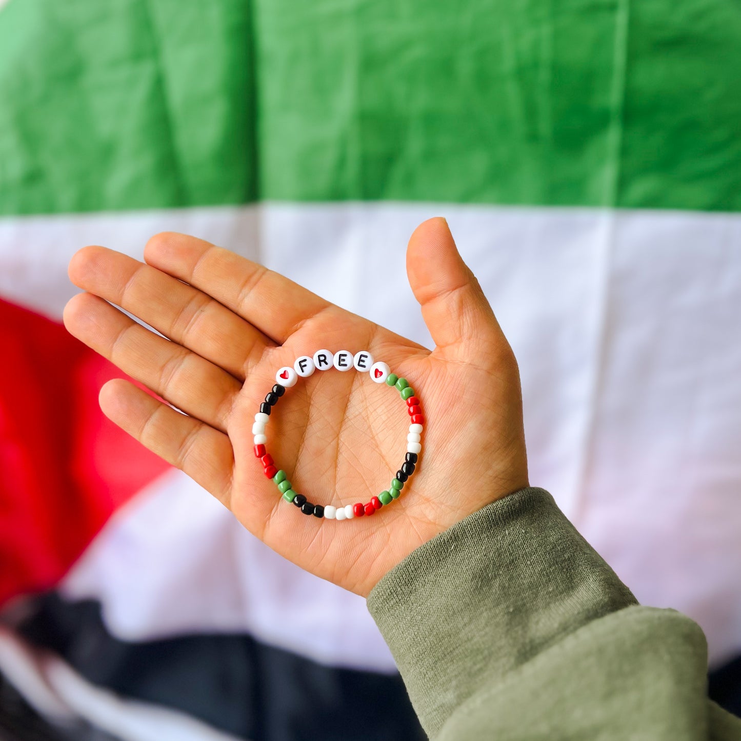 Free Unity Beaded Bracelet 🇵🇸