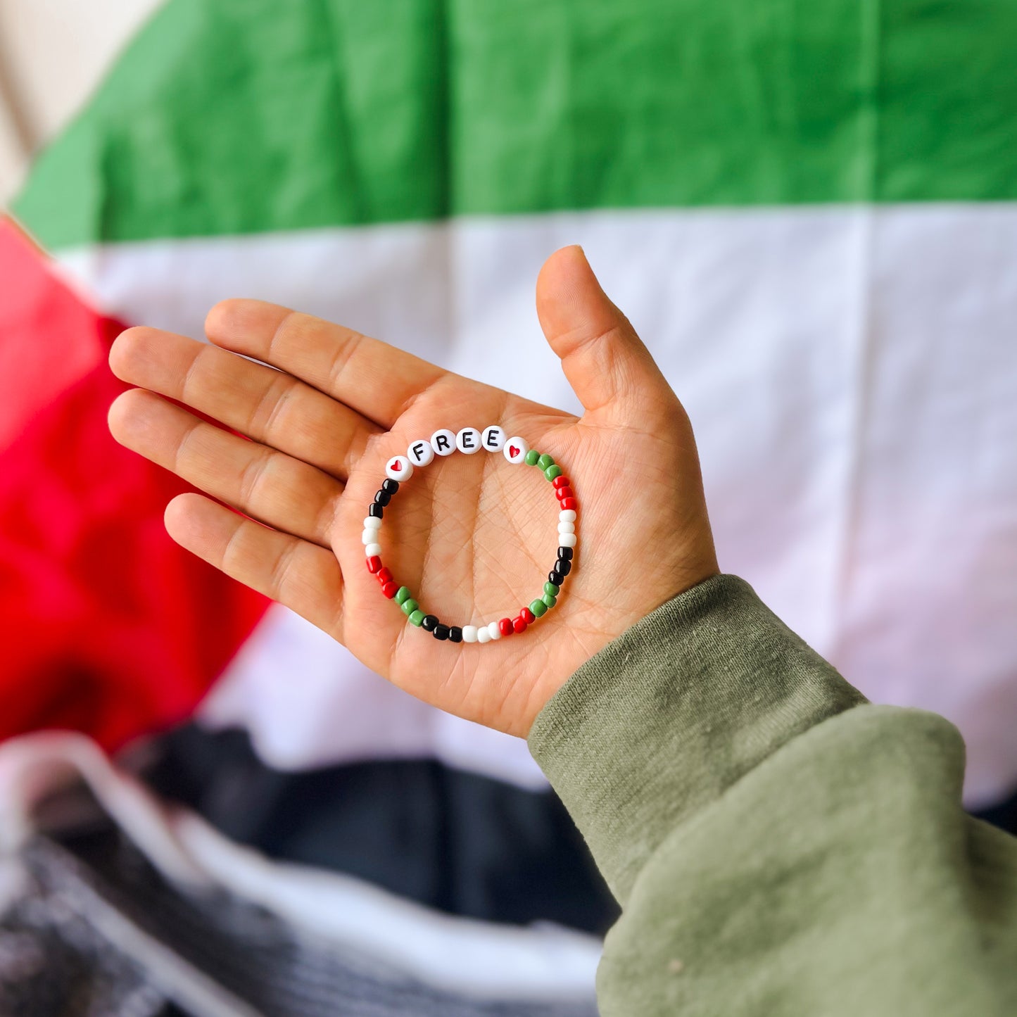 Free Unity Beaded Bracelet 🇵🇸