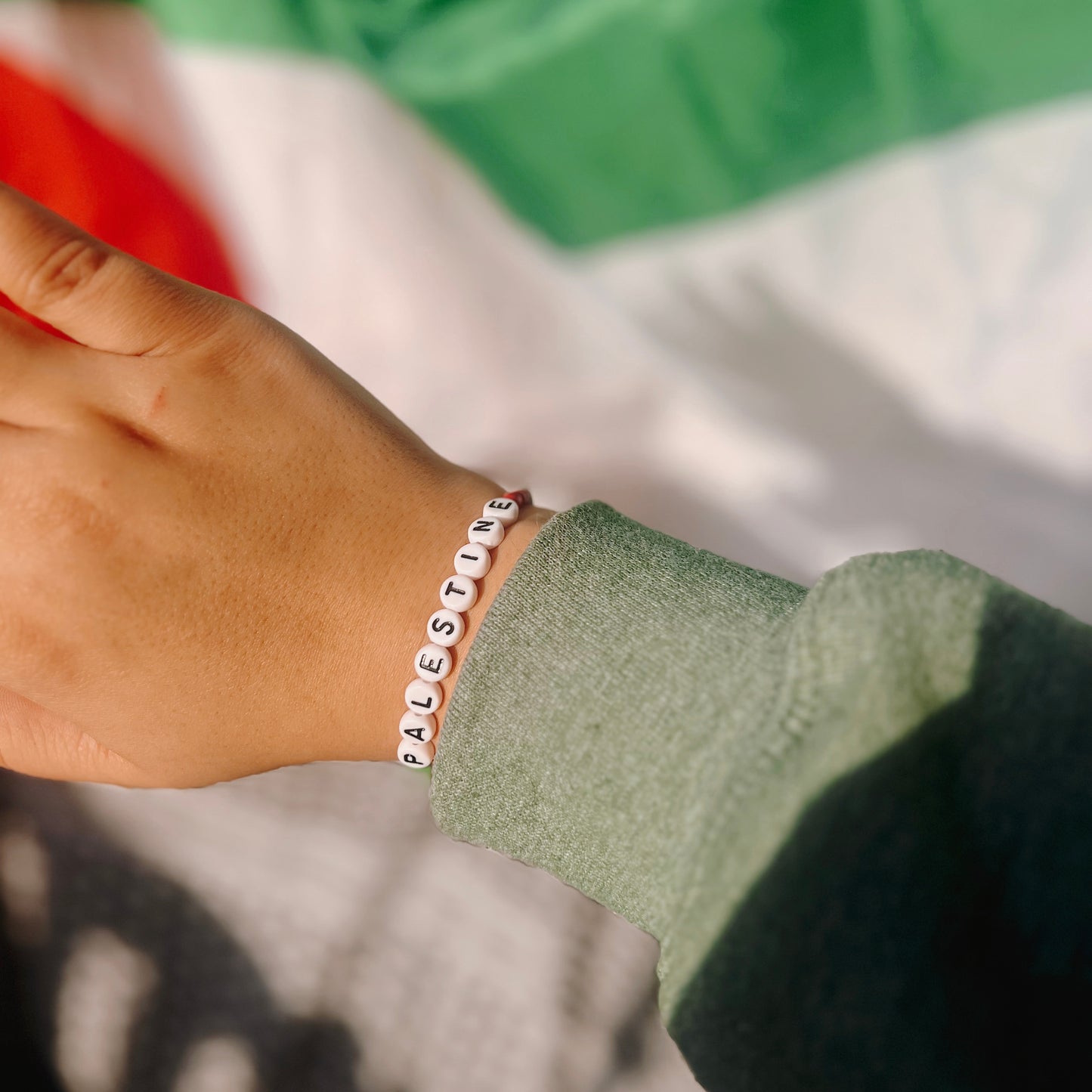 Palestine Unity Beaded Bracelet 🇵🇸✊🏼‼️