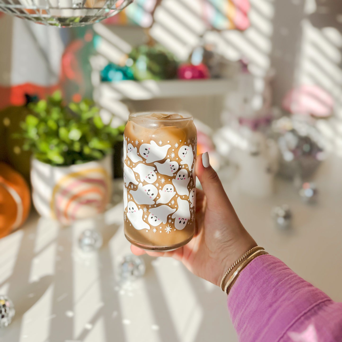 Ghosties Glass Cup