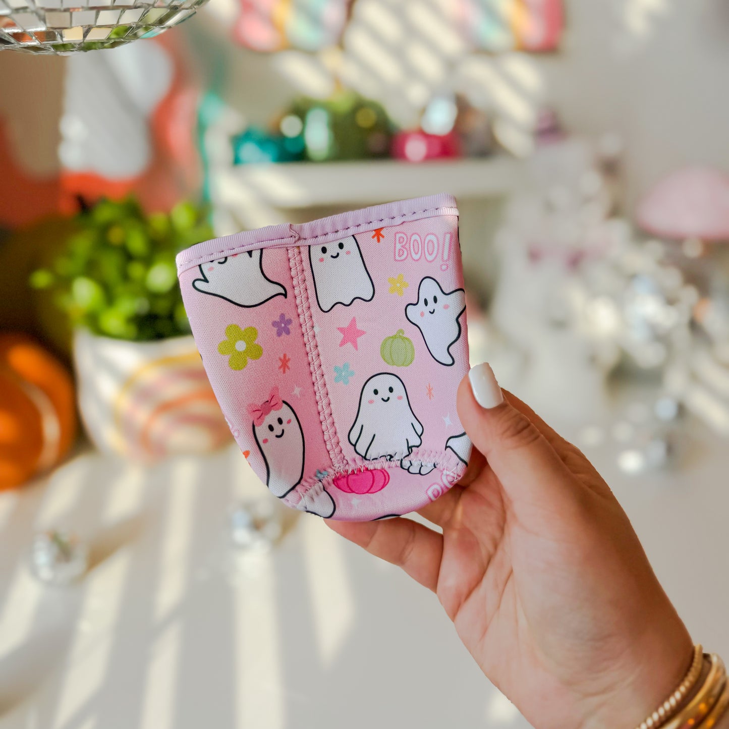 Ghosties at the Pumpkin Patch Drink Sleeve