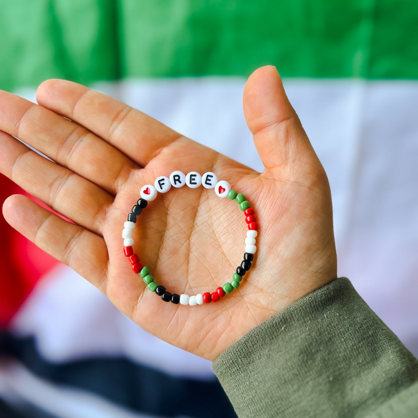 Free Unity Beaded Bracelet 🇵🇸