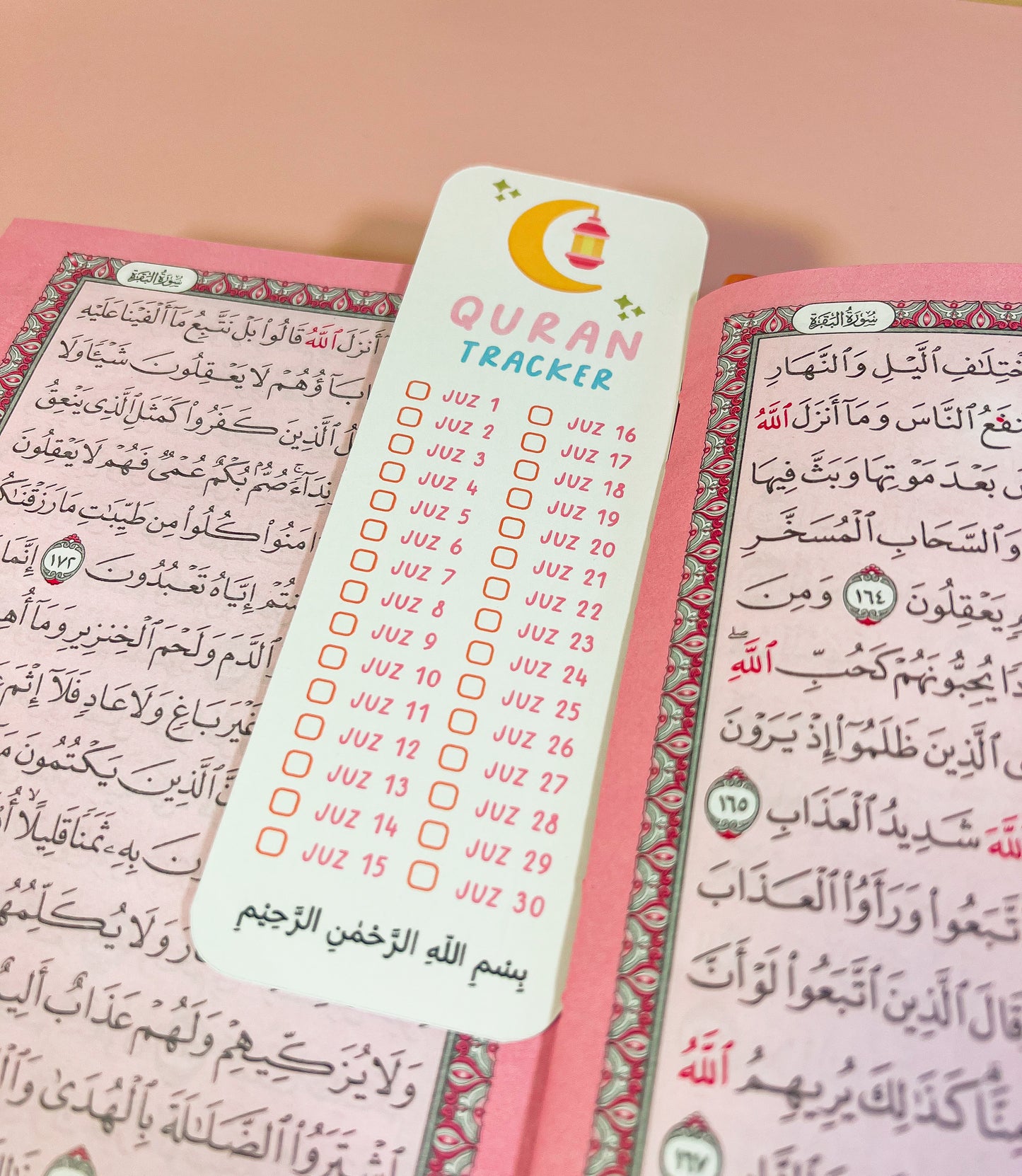 Quran Tracker Bookmark