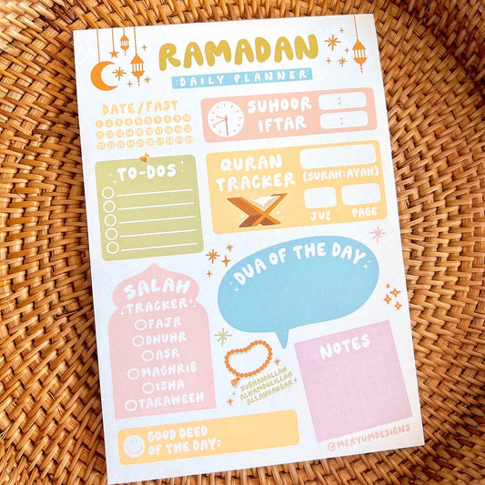 Ramadan Planner - Daily Notepad