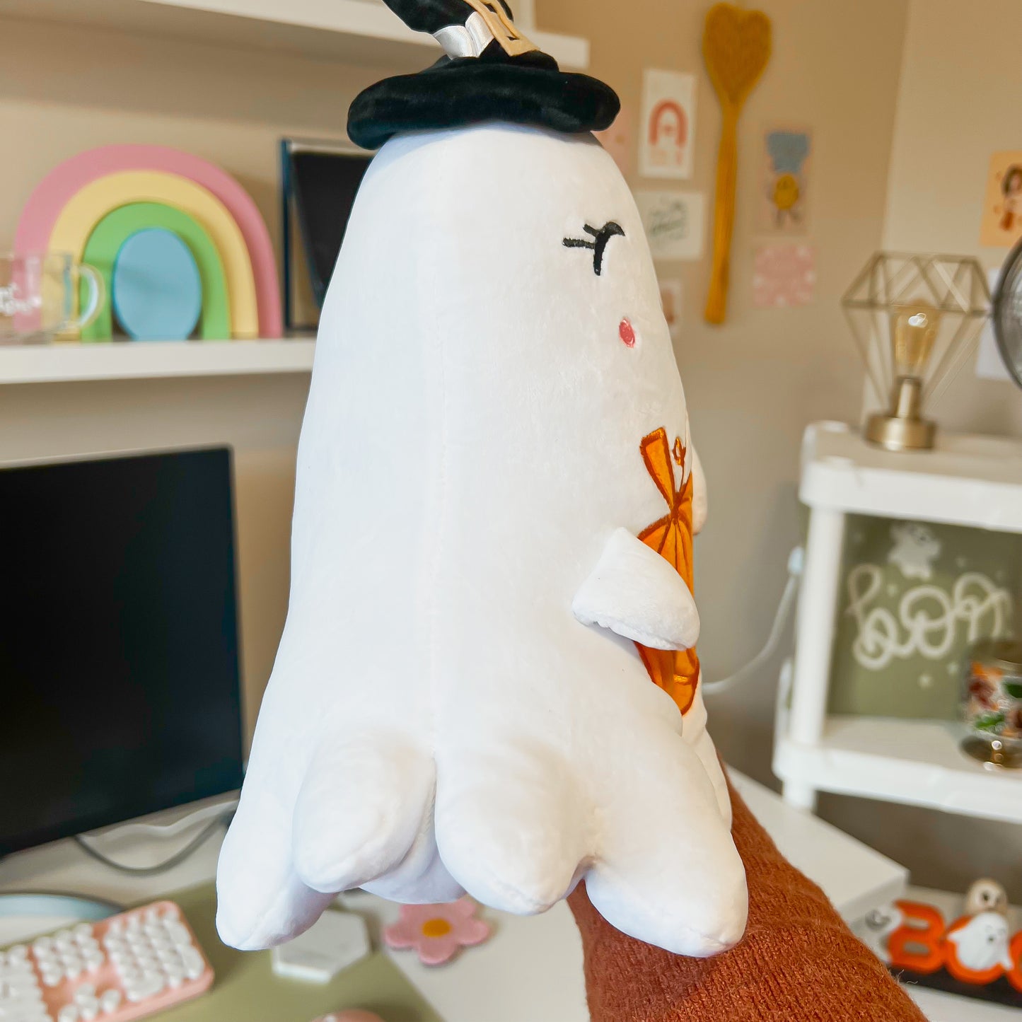 Plush Cutie Ghostie Pillow