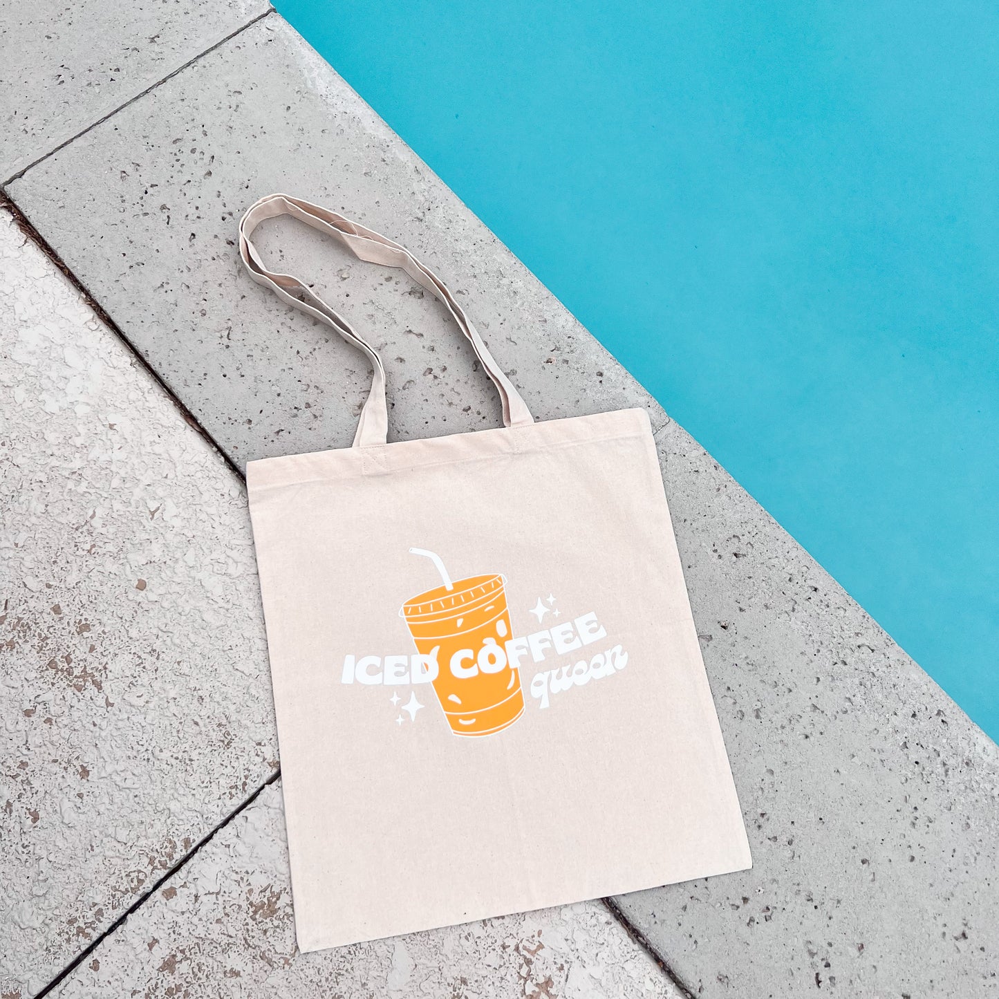 Iced Coffee Queen Tote Bag