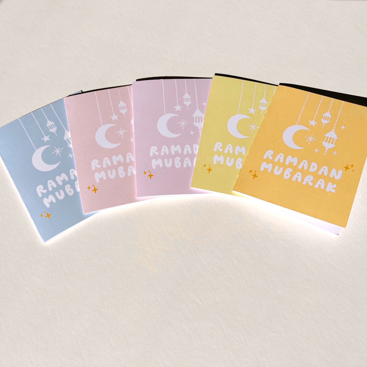 Ramadan Pastel Greeting Cards Set