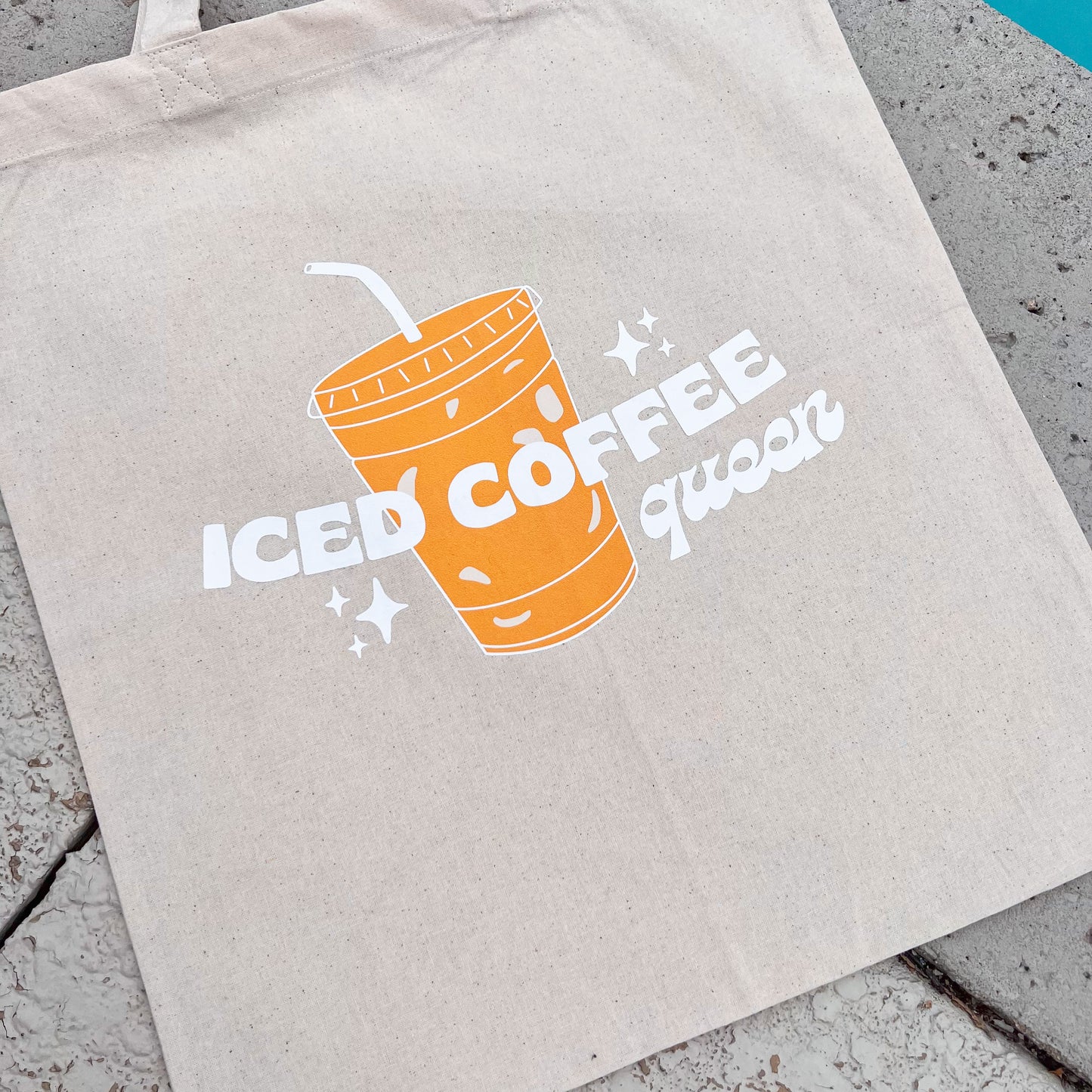 Iced Coffee Queen Tote Bag
