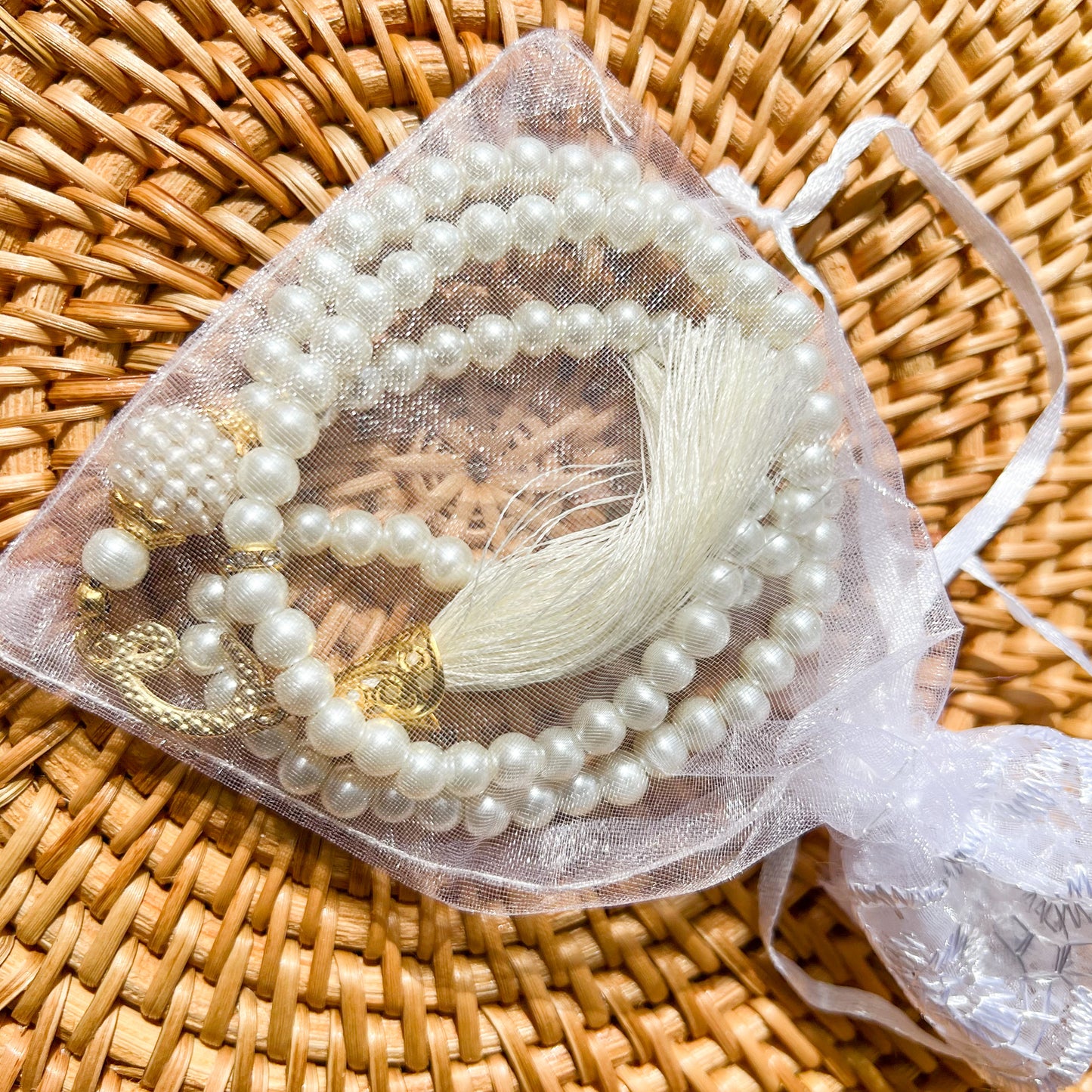Pearl Tasbeeh Prayer Beads